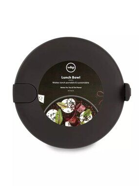W&P Design 1L Reusable Lunch Bowl with Lid Charcoal